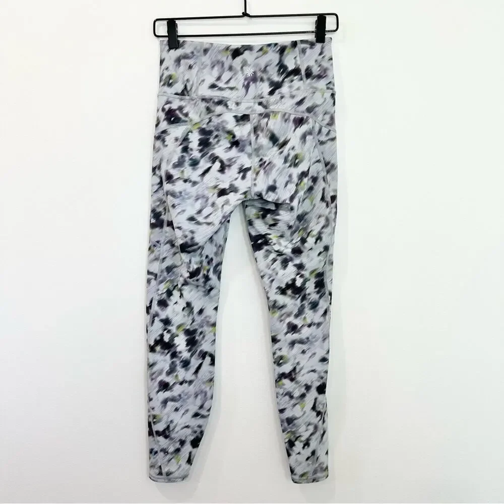Athleta Rainier Tight Legging Grey Lyra Garden Athletic Activewear size Small - Picture 3 of 6